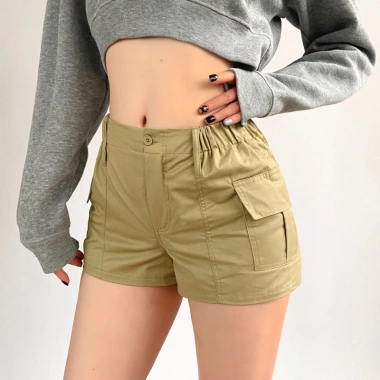 Quần short nữ kaki thời trang size đa dạng màu sắc tặng dây buộc tóc giảm 73k