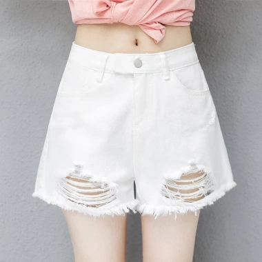 Quần short nữ rách Quảng Châu - Thiết kế cá tính, giá chỉ 138k, giảm 18% 9