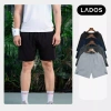 Quần short thể thao nam 2 lớp Lados-4.089 dù co giãn, thấm hút, túi kéo, tập gym, chạy bộ, giá chỉ 117.000đ