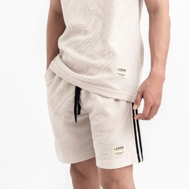 Quần short thể thao nam LADOS-4.144 sọc sườn thun tổ ong, năng động, chỉ 139.000₫ 5