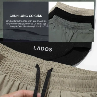 Quần short thể thao nam LADOS-4.147 vải dù co giãn nhẹ, năng động, giá 139.000₫ 4 Quần short thể thao nam LADOS-4.147 vải dù co giãn nhẹ, năng động, giá 139.000₫ 4