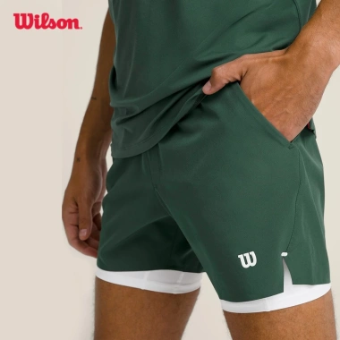 Quần short thể thao Wilson Tournament V2 5 inch - Giá 2.129.000₫, thoáng mát 5