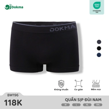 Quần sịp đùi nam DOKMA M-XXL 42-76kg màu ngẫu nhiên - Giá ưu đãi 118.000 VNĐ 5