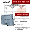 Quần sịp nam boxer LADOS 4.124 chất lụa băng lạnh, siêu co giãn, thoáng khí - 80.000₫ 7