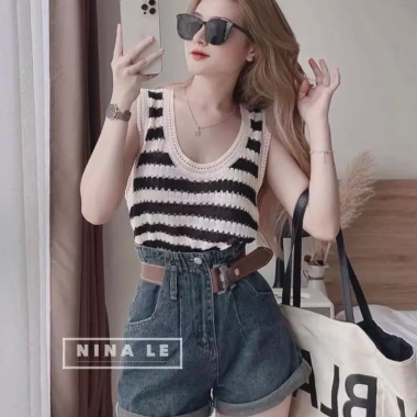 Quần sooc bò da chun, eo bo gấp gấu - Siêu thoải mái, giảm giá 310.500đ 2