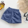 Quần Sooc Đùi Bé Trai BabyloveGO Linen Kaki Mềm - Short Unisex 10-35kg Giá 109.000 VND 9