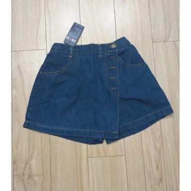 Quần sooc giả váy vải bò giấy size đại 25-48kg cho bé gái - Giá chỉ 105.000đ
