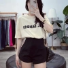Quần Sooc Ly Phồng Cạp Cao Khuy Cài Khoá QP - Giá Ưu Đãi 104k, Thoải Mái và Phong Cách 3