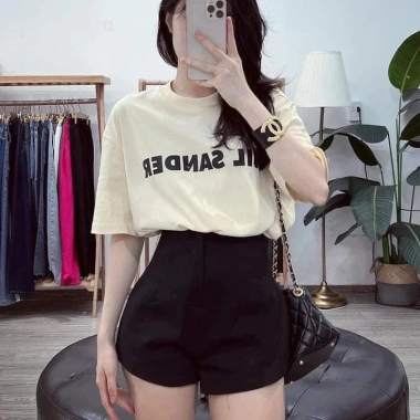 Quần Sooc Ly Phồng Cạp Cao Khuy Cài Khoá QP - Giá Ưu Đãi 104k, Thoải Mái và Phong Cách