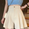 Quần Sooc Nữ Ống Rộng Dáng Váy, Cạp Khuy Đứng Xòe Xinh Xắn - Giá 78.000đ 2