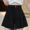 Quần Sooc Nữ Ống Rộng Dáng Váy, Cạp Khuy Đứng Xòe Xinh Xắn - Giá 78.000đ 5