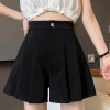 Quần Sooc Nữ Ống Rộng Dáng Váy, Cạp Khuy Đứng Xòe Xinh Xắn - Giá 78.000đ 7