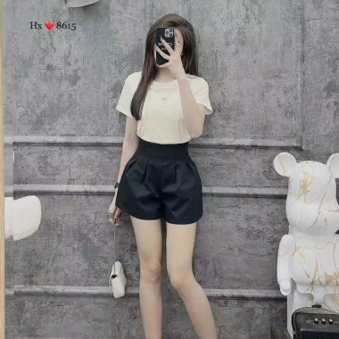Quần sooc phồng trơn cạp cao khóa lưng - Giá chỉ 145.000đ, giảm tới 22% 3