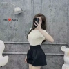 Quần sooc phồng trơn cạp cao khóa lưng - Giá chỉ 145.000đ, giảm tới 22% 4
