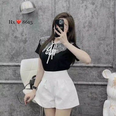 Quần sooc phồng trơn cạp cao khóa lưng - Giá chỉ 145.000đ, giảm tới 22% 5