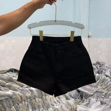 Quần sọt co dãn lai bèo lưng cao ôm dáng, thời trang giá chỉ 159.000₫ 10