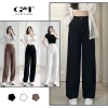 Quần Suông Nữ Cạp Cao Ống Rộng Công Sở Chất Vải Cao Cấp Giảm 125.099 VND