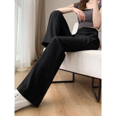 Quần Suông Nữ Ống Rộng Bigsize Cạp Cao Rymola - Phong Cách Công Sở Hàn Quốc, Chất Vải Cao Cấp - Giá 249.999 VND 6