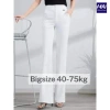 Quần suông ống rộng cạp cao 2 nút vải tây Bigsize 38-85kg - Giá 125.000 VNĐ 5