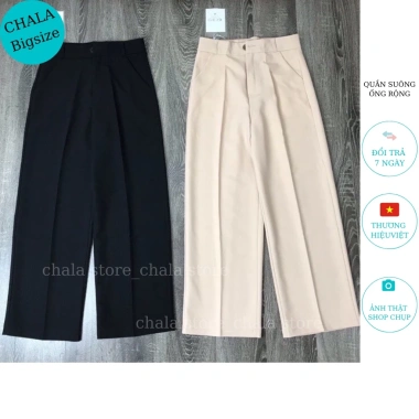 Quần Suông Ống Rộng Nữ Lưng Cao - Quần Tây Công Sở Mặc Đi Làm Đi Học, Giá 110k 3