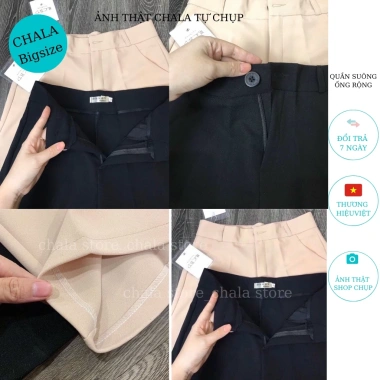 Quần Suông Ống Rộng Nữ Lưng Cao - Quần Tây Công Sở Mặc Đi Làm Đi Học, Giá 110k 4