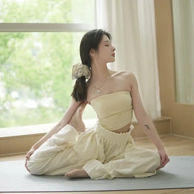 Quần tập yoga nữ ông rộng thoáng mát, thấm hút mồ hôi - phù hợp tập tại nhà Q9 9