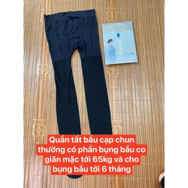 Quần tất bà bầu mỏng mùa đông siêu dai, chun thường và chun rút, hàng đẹp, giá 41.500 6