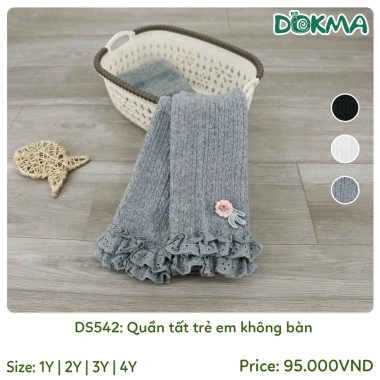 Quần Tất Đà Bé Gái DOKMA – Có Bàn, Không Bàn, DS542/DS164/DS690/DS691, Giá 95.000₫ 3