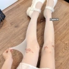 Quần tất Nhật Bản trắng Desire Chống nỉ, vỏ mỏng, chữ love, mùa hè, 27.000₫ 8