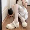 Quần tất Nhật Bản trắng Desire Chống nỉ, vỏ mỏng, chữ love, mùa hè, 27.000₫ 9