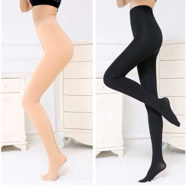 Quần Tất Nữ Lót Lông Màu Da Đen Siêu Ấm Giá 44.839 VND video thật TA54 8
