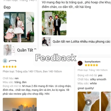 Quần Tất Ren Lolita Nhiều Màu, Nhiều Size – Phong Cách Nhật Bản Sang Chảnh, Giá 54.450₫ 9