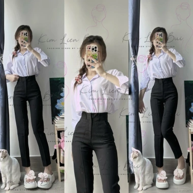Quần Tây 1 Nút Cài Thẳng Mã 08 - Giá 155k, Thoáng Mát, Phong Cách Công Sở 3 Quần Tây 1 Nút Cài Thẳng Mã 08 - Giá 155k, Thoáng Mát, Phong Cách Công Sở 3