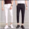 Quần tây âu BIGSOP vải dày co giãn màu ghi sáng, ống côn dáng Hàn Quốc - 139k