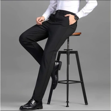 Quần Tây Âu Dài Công Sở Hàn Quốc – Vải Tăm Lì Dãn Nhẹ, Chống Nhăn, Giá 114.999₫