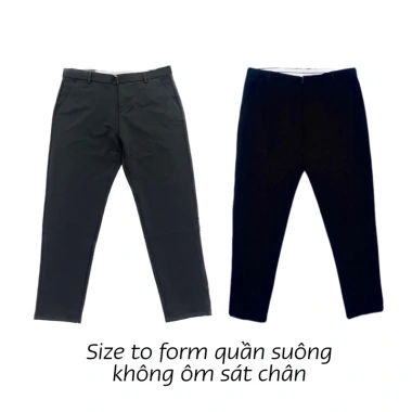 Quần Tây Âu Dài Nam Size 28-44 BIGSIZE 110kg Restock vải siêu đẹp giảm còn 240k 4