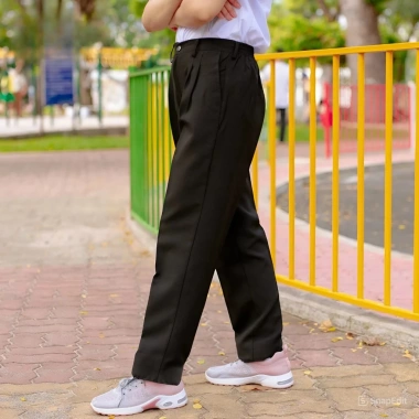 Quần Tây Âu Lưng Chun Dài Xanh Đen Unisex Giá 75k Giảm Sốc Đồng Phục Học Sinh 7