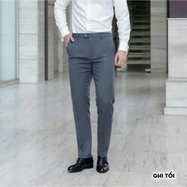 Quần Tây Âu Nam MEN89 Vải Dày Dăn Đứng Slimfit Chống Nhăn Vận Động Thoải Mái - Giá 114.999₫