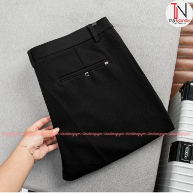 Quần Tây Âu Nam Ống Côn Co Giản 4 Chiều Vải Tây Âu Mềm Mại Mịn Màng - 145.270₫ 6