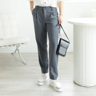 Quần Tây Âu Nam Ống Côn MANDO, Vải Hàn Dày Dặn, Kiểu Basic Công Sở - 199k