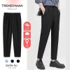 Quần tây âu nam, quần dài âu phối áo sơ mi - Kiểu đen trơn, ưu đãi 52.000₫ giảm 10.920₫