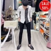 Quần tây âu nam, quần dài âu phối áo sơ mi - Kiểu đen trơn, ưu đãi 52.000₫ giảm 10.920₫ 3