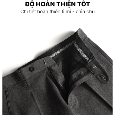 Quần Tây Âu Nam Slimfit Dáng Ôm Cao Cấp Vải Co Giãn JBAGY JA04 Giá 289k 3