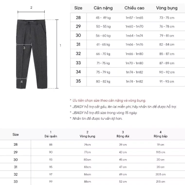 Quần Tây Âu Nam Slimfit Dáng Ôm Cao Cấp Vải Co Giãn JBAGY JA04 Giá 289k 9