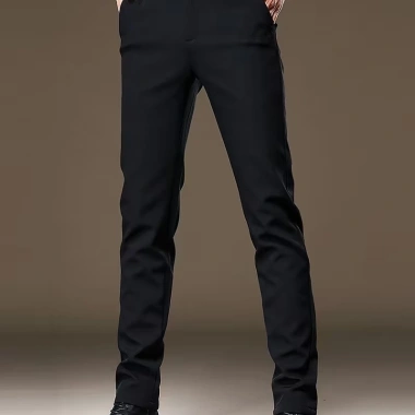 Quần tây âu nam Slimfit HOANGGIASHOP ôm co giãn nhẹ, trơn Form lịch lãm, giảm 21%