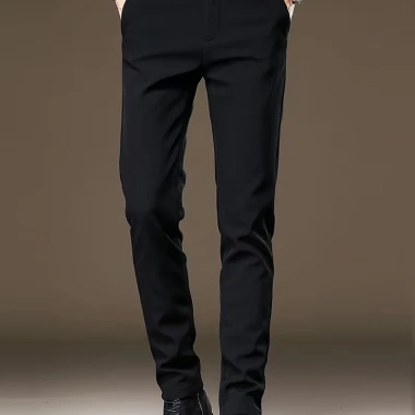 Quần tây âu nam Slimfit HOANGGIASHOP ôm co giãn nhẹ, trơn Form lịch lãm, giảm 21%