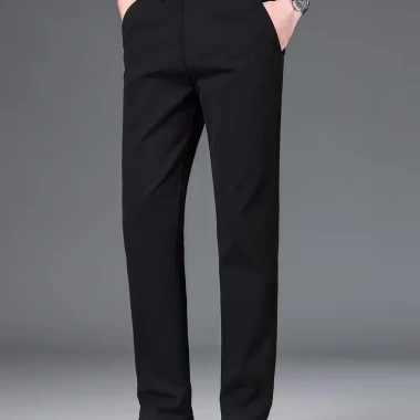 Quần tây âu nam Slimfit HOANGGIASHOP ôm co giãn nhẹ, trơn Form lịch lãm, giảm 21%
