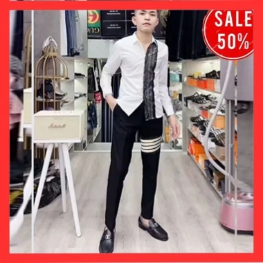 Quần tây âu nam THOM-E vải cotton 4 xọc - Giá chỉ 109.000đ, giảm từ 132.980đ 2