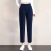 Quần tây baggy 1 cúc lưng cao cỡ lớn vải Vitex tuyết mưa học làm chơi 155k 7