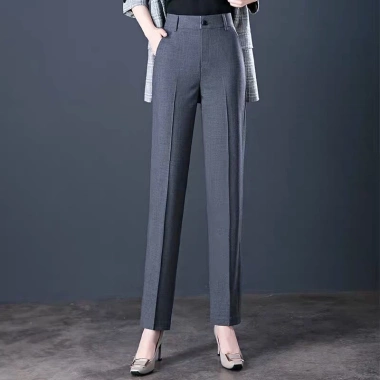 Quần tây baggy Bigsize 40-75kg cạp có đai lưng cao màu đen dài - Vải công sở Vitex 333 giảm giá 94.000₫